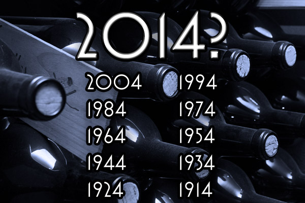 ODDS STACKED AGAINST A GREAT VINTAGE WINE YEAR IN 2014?