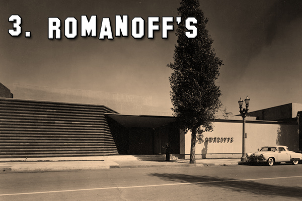 Romanoff's Restaurant Beverly Hills