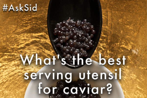 how to serve caviar?