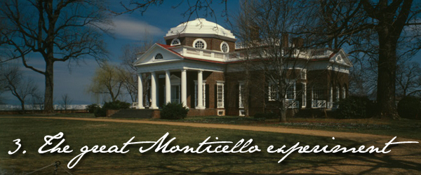 Monticello and wine