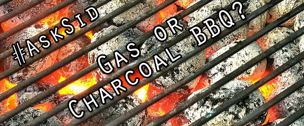 Charcoal or gas barbecue