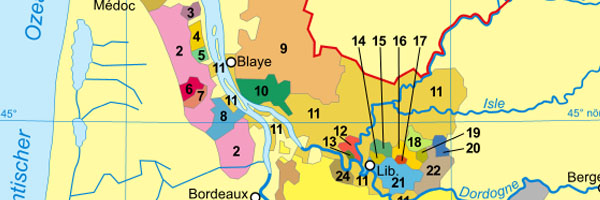 What does left bank and right bank Bordeaux mean?