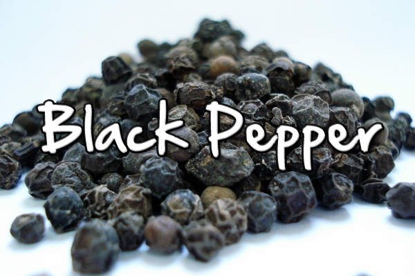 Black peppercorns