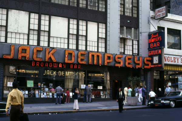 Jack Dempsey's Restaurant in the 1970s