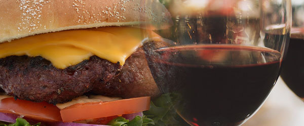 Beef Burger and Zinfandel