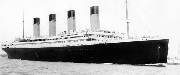 Was the Titanic christened?