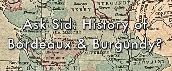 different history of bordeaux and burgundy