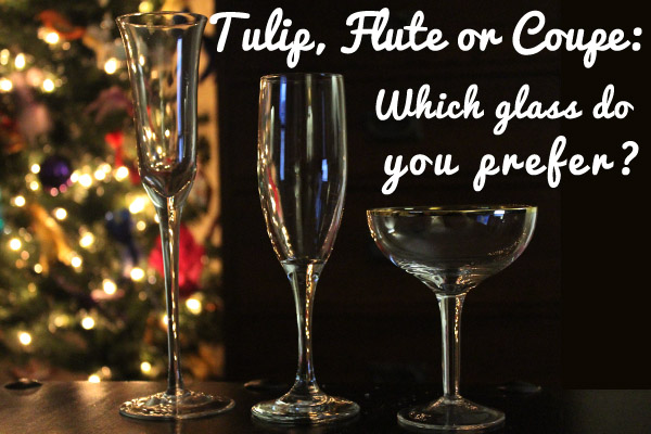 tulip, flute or coupe champagne glass, which one do you like?