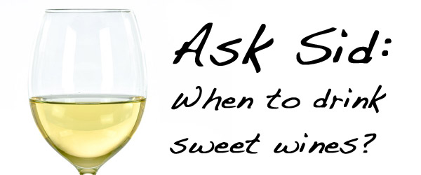 When to drink sweet wine