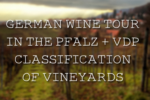 German Wine Tour in the Pfalz + VDP Classification of Vineyards