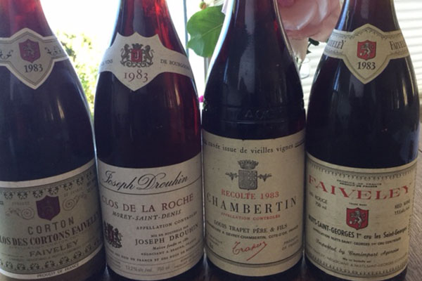 burgundy wine 1983