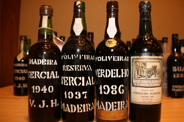 Madeira wine tasting