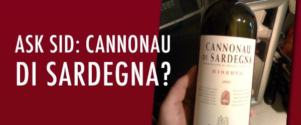 wine grenache Cannonau di Sardegna?