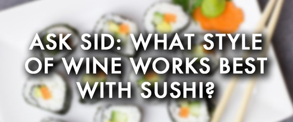 best wine pairing sushi